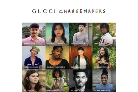 gucci donations|Gucci changemakers impact fund.